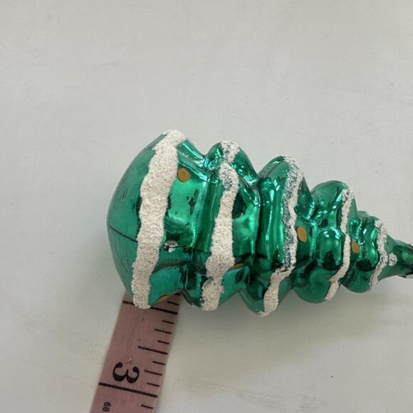 Vintage POLAND Blown Glass Christmas Tree Ornament Olde World Decor Traiditonal - Picture 7 of 9